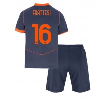 Inter Milan Davide Frattesi #16 Koszulka Trzecia dzieci 2025-26 Krótki Rękaw (+ krótkie spodenki)